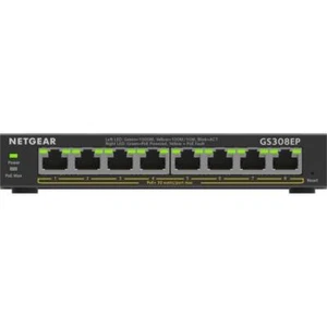 NETGEAR 8-Port Gigabit Ethernet PoE+ Plus Switch (GS308EP) Gestito L2/L3 Gigabit - Foto 1 di 2