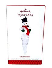 Hallmark Cool Icicles Keepsake Ornament 2013 1st in Series Snowman New