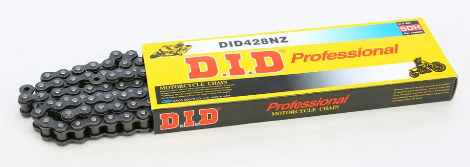 D.I.D 1979-1983 XL185S Honda SUPER 428NZ-132 NON O-RING CHAIN BLACK 428NZX132RB - Изображение 1 из 1