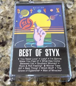 BEST OF STYX CASSETTE RCA AYK1-4756 NEW CASE - Picture 1 of 5