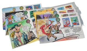US 2006 COLLECTION OF 7 MARVEL FDCs BEVIL PAINTED FDCS - Picture 1 of 8