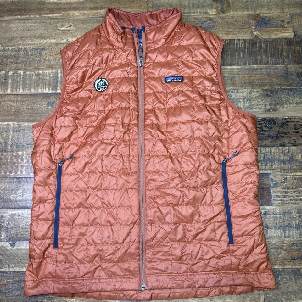 Chaleco acolchado Patagonia Nano Puff Primaloft “Odell Brewing” para hombre talla XL Foto 1 de 4
