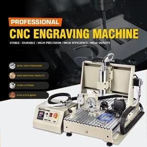 6040 4 Axis CNC Router Metal Engraving Machine Drilling Milling Machine 1.5KW - Picture 1 of 24