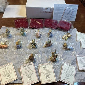 Goebel Hummel Littlest Angels Ornaments Heavenly Choir 12er Set Boxed COA 1996 - Bild 1 von 23