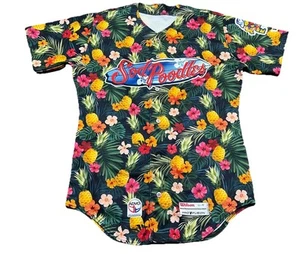 2021 Amarillo Sod Poodles Game Used “Luau Night” MILB Jersey - Wilson - 40 - Picture 1 of 9