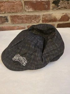 Sombrero de Newsboy Vintage SOUTH POLE Talla L - XL Cabbie Cuadros Hiedra Ropa Urbana Y2K - Imagen 1 de 8