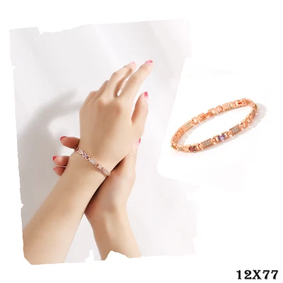 Luxus Damen Armband Armreifen Dudu Schmetterling Kristall Wassertropfen Zirkon - Bild 1 von 4