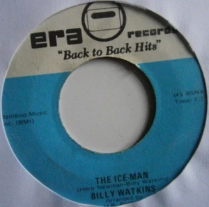 BILLY WATKINS: THE ICE MAN (Era) US 1977 Reissue 7" - Northern Soul - Picture 1 of 2