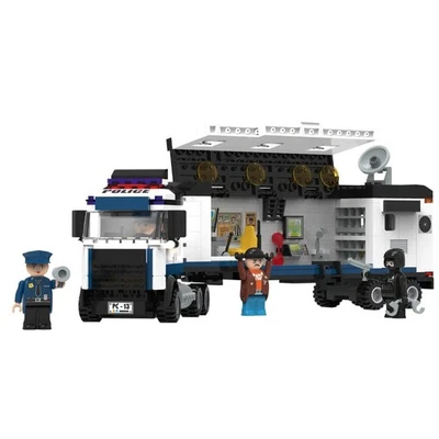 FIFTYFIFTY Playtive Clippys Set M, mit vielen Accessoires Polizeitruck