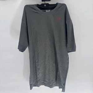 Camiseta Gymshark Power para Hombre Gris Espalda Logo Gimnasio Talla Pequeña - Imagen 1 de 3