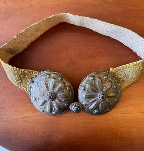 Antique Silver Ottoman Belt, Silver Belt, Ottoman Belt Buckle, Silver Ottoman - Picture 1 of 10