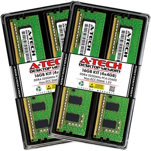 16GB 4x 4GB DDR4-3200 ASUS ROG Strix X570-E Gaming WiFi II Memory RAM - Picture 1 of 6