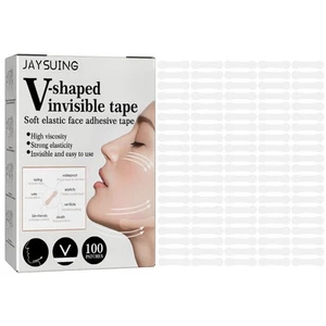 100PCS Face Lift Tape Ultra-thin Invisible V-Shaped Facial Lifting Sticker Patch - Picture 1 of 5