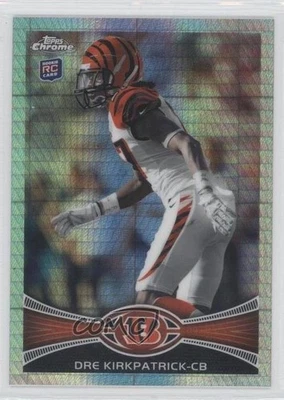 2012 Topps Chrome Prism Refractor /216 Dre Kirkpatrick #28 Rookie RC - Image 1 of 2