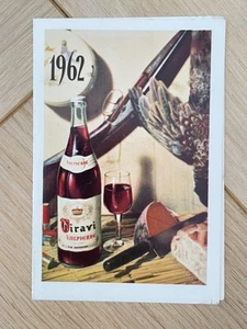 Ancien Almanach / Calendrier de poche Kiravi Vin 1962 Publicité - Picture 1 of 3