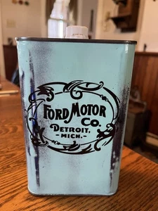 FORD MOTOR COMPANY Detroit, Michigan Advertising Tin Can - Picture 1 of 11