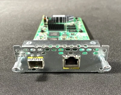 Cisco NIM-1GE-CU-SFP  Module for ISR 4000 /4300 Series - Same Day Shipping - Image 1 of 4
