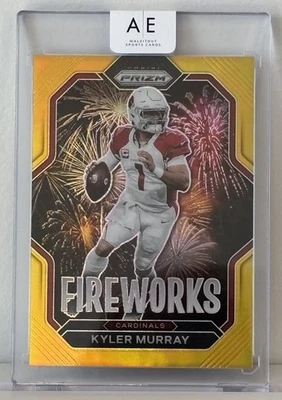 2022 Panini Prizm 🥇🔥GOLD Fireworks Kyler Murray #06/10 SSP F-6, Cardinals! - Image 1 of 3
