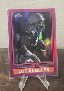Bo Jackson 2024 Topps cromo 1974 refractor rosa #74TF-21 Las Vegas Raiders - Imagen 1 de 2