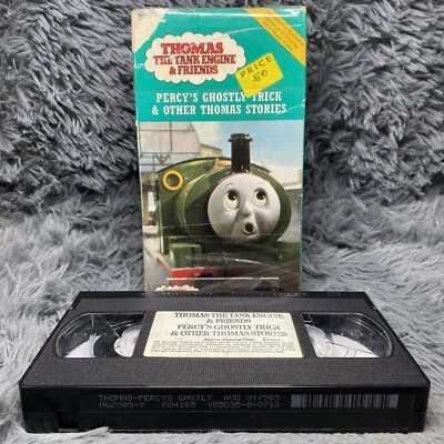 Thomas The Tank Engine Friends Percys Ghostly Trick VHS Tape George Carlin Train - Image 1 of 4