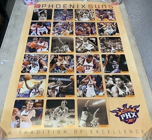 "Póster de fotos de equipo de temporada 2000-2001 de los Phoenix Suns NBA 2000-2001" nuevo 24"" x 36" - Imagen 1 de 5