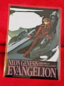VINTAGE 1998 EVANGELION ASUKA LANGLEY TRADING CARD JI10 BANDAI UK π ANIME - Picture 1 of 3