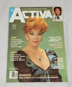 Activa Vintage Spanish Magazine March 1984 Great 80s Ads Joan Collins & More - Picture 1 of 12
