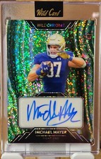 🔥 2023 Wild Card Wildchrome Michael Mayer Rookie Auto SSP 4/7 🔥