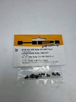 HPI Racing #Z350 Button Head Screw M3 x 5mm Hex Socket New In Package - Image 1 of 4