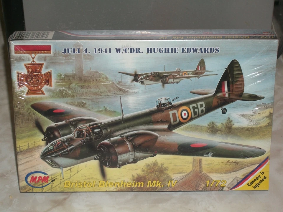 MPM 72089 1/72 Bristol Blenheim Mk.iv Plastic Model Kit