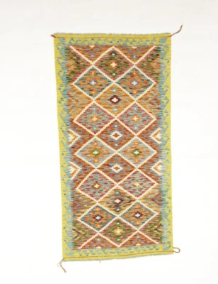 Super Kelim Kilim Afghan Orientteppiche ( 206 x 100 cm) Handgewebt Top - Bild 1 von 4