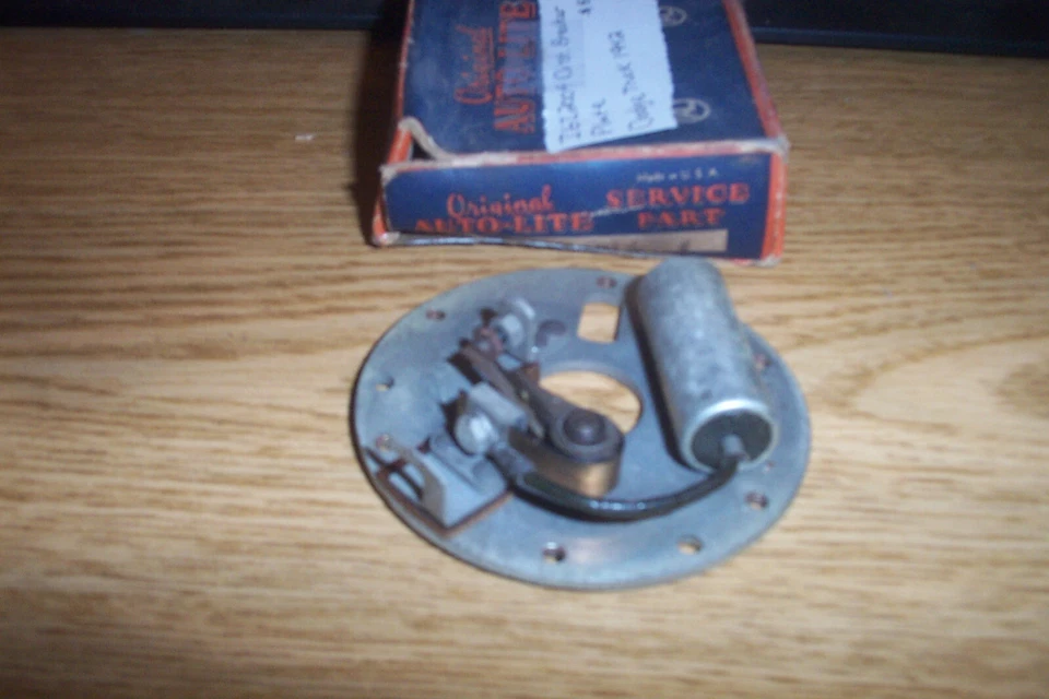 Camión Dodge 1942 Autolite distribuidor placa de interruptor #igz2004 nuevo de Lote Antiguo Foto 1 de 1