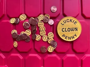 Lucky Clown Pennies - Lot - Magic - Giant Penny - Vintage - Bild 1 von 3