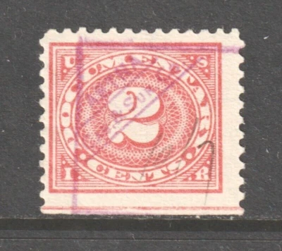 Scott # R229, Used, F, 2¢ Documentary, Box Cancel, Aetna Casualty & Assurance Co - Image 1 of 2