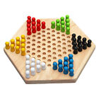 Chinese Checkers Traditional Family Wooden Board Game Strategic Educational Game