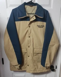 Vintage Rare Dunbrooke Coat Jacket Union Pacific Railroad Men's Large - Picture 1 of 10