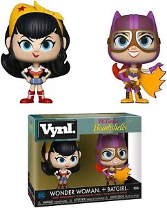 Funko 32111 VYNL 4 Inch 2-Pack DC Bombshells Wonder Woman and Batgirl