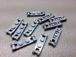 Piastra modificata LEGO 1x2 grigio azzurro nuova con maniglie alle estremità 18649 (x10) - Foto 1 di 6