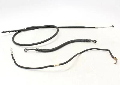 09-14 Yamaha Yzf R1 linha de cabo de embreagem com mangueira de freio e cabo negativo fabricante de equipamento original - Imagem 1 de 4