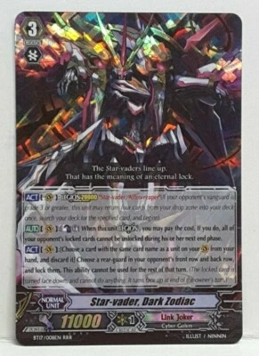 Bushiroad Cardfight Vanguard Star-vader, Dark Zodiac BT17/008EN RRR Link Joker - Image 1 of 2