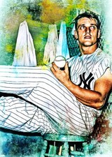 Roger Maris  New York Yankees  2/5 ACEO Art Print Card By.Marci