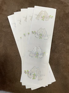 5 Mrs Grossmans Wedding Doves Stickers Marriage Peace Bride Groom Church Birds - Picture 1 of 4