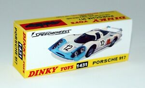 dinky toys 1431 Porsche 917 Boite création