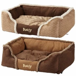 Bunty Kensington Dog Bed Washable, Calming Pet Cat & Puppy Anti Anxiety S/M/L/XL - Picture 1 of 4