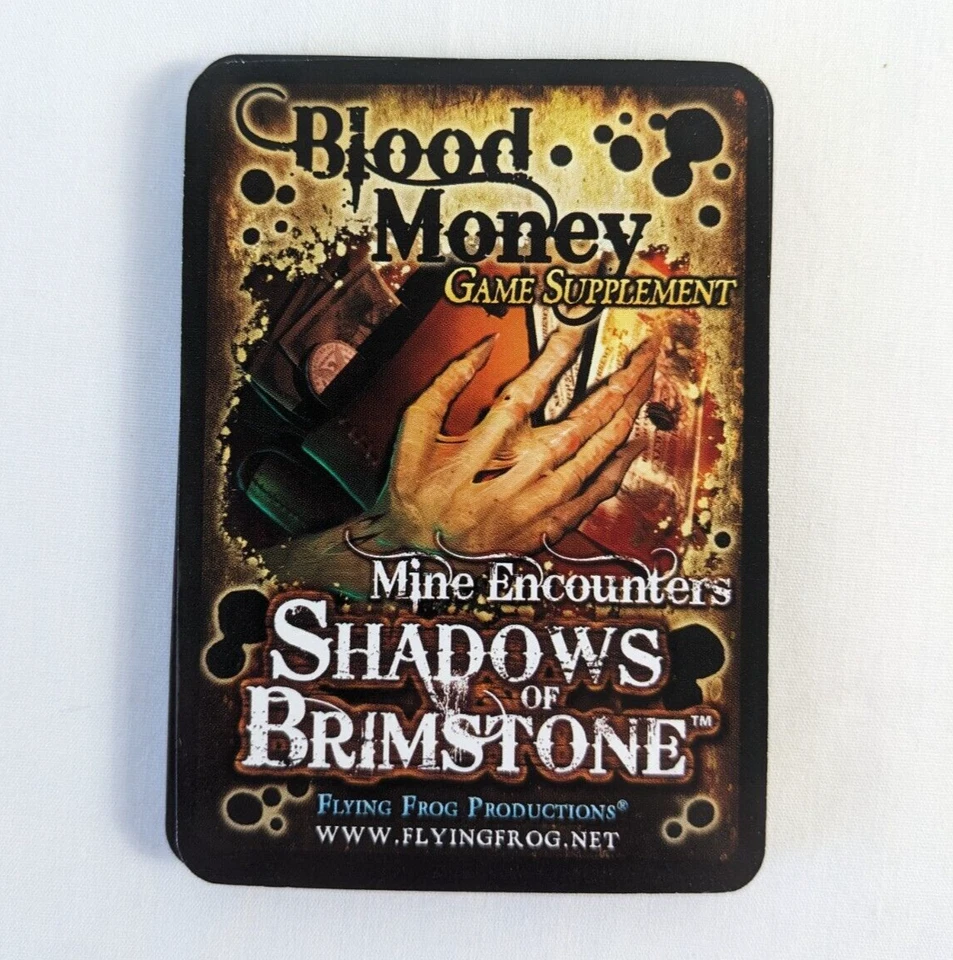 SHADOWS OF BRIMSTONE Board Game BLOOD MONEY Game Supplement - Image 1 of 1