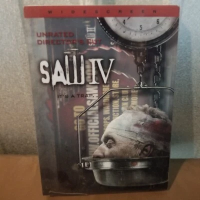 Saw IV (DVD, 2007) Horror,Suspense Movie/Movies Slip Cover Rated R - Image 1 of 4