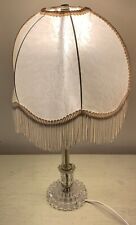 Vintage Girls' Bedroom Table Lamp Princess Teardrop Reading Desk Light Glass