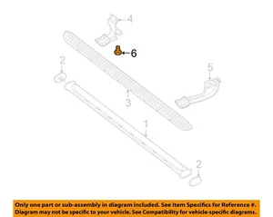 FORD FABRICANTE DE EQUIPOS ORIGINALES 04-11 Ranger soporte trasero perno W706894S439 - Imagen 1 de 2
