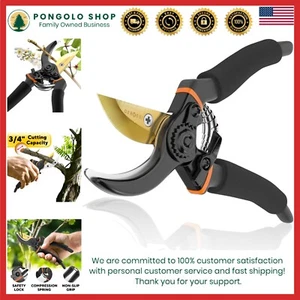 Premium Bypass Pruning Shears for your Garden - Heavy-Duty, Ultra Sharp Prune... - Picture 1 of 8