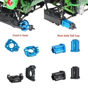 For LOSI 1/18 Mini LMT 4x4 RC Car Part Aluminum Front C Hub / Rear Axle Tail Cup - Bild 1 von 22